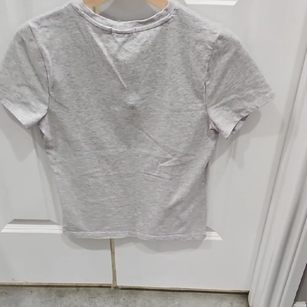 Good American Heather Gray Short Sleeve Tee - Picture 3 of 3